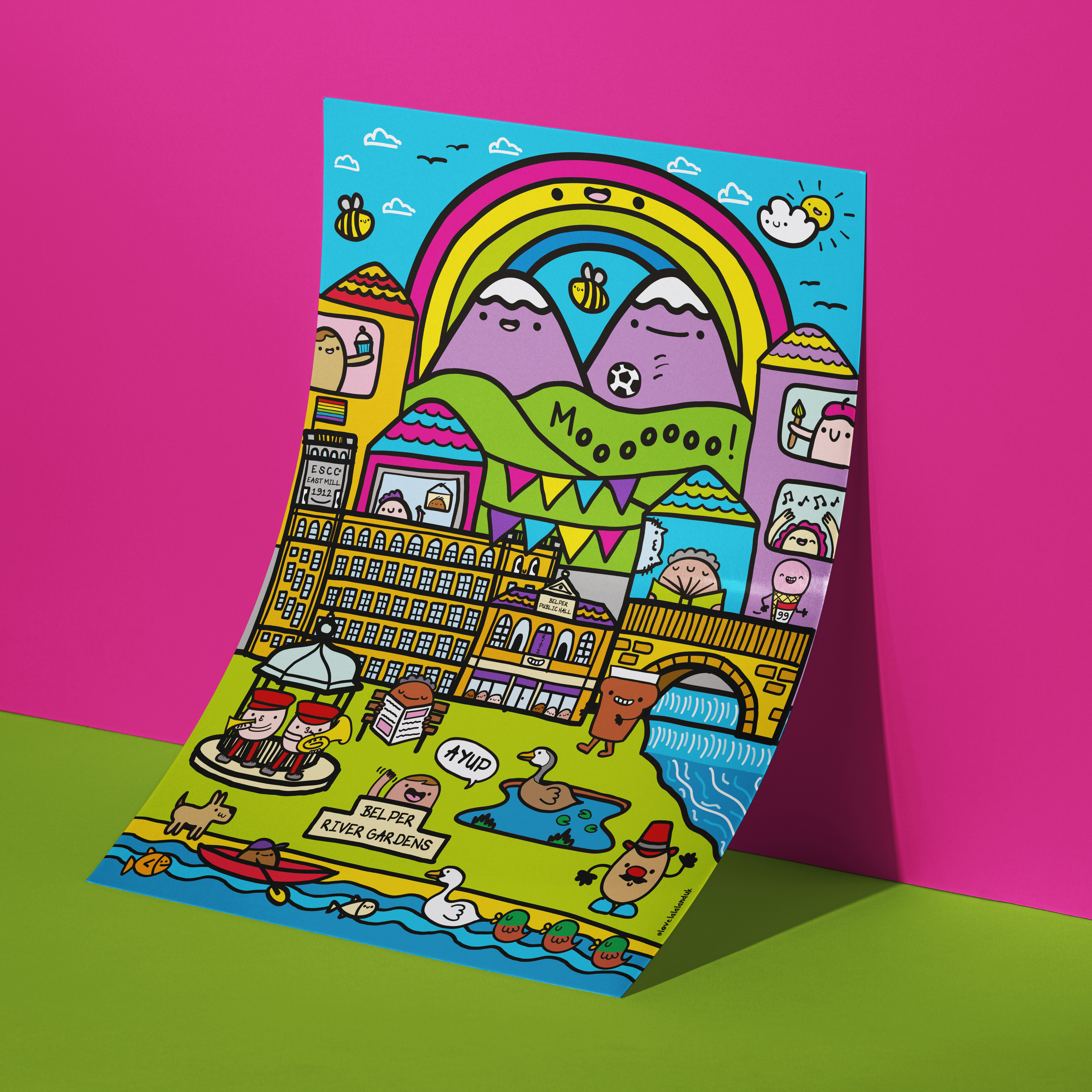 CarlaDee Belper A4 print